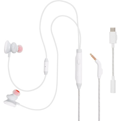 Гарнiтура JBL Quantum 50C White (JBLQTUM50CWHT) Гарнiтура JBL Quantum 50C White (JBLQTUM50CWHT)