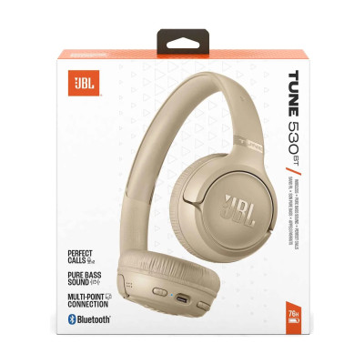 Bluetooth-гарнітура JBL Tune 530BT Beige (JBLT530BTBEGEU)
