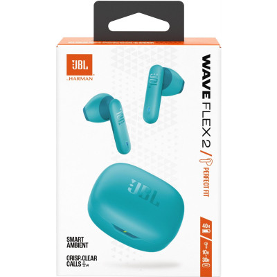 Bluetooth-гарнітура JBL Wave Flex 2 Blue (JBLWFLEX2BLU) Bluetooth-гарнітура JBL Wave Flex 2 Blue (JBLWFLEX2BLU)