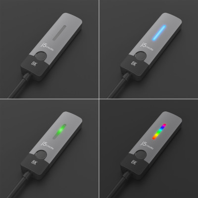 Адаптер J5create USB-C - HDMI (M/F), Space Grey (JCA157-N)