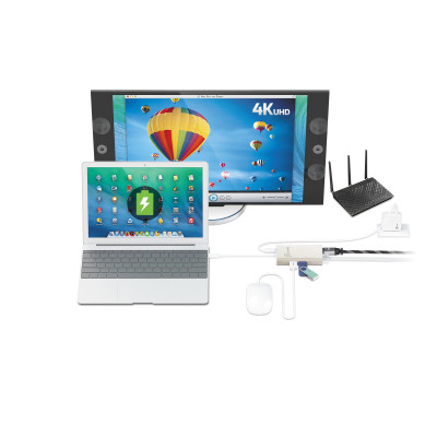 Док-станція J5create USB-C 5-в-1 (JCA374-N) Док-станція J5create USB-C 5-в-1 (JCA374-N)