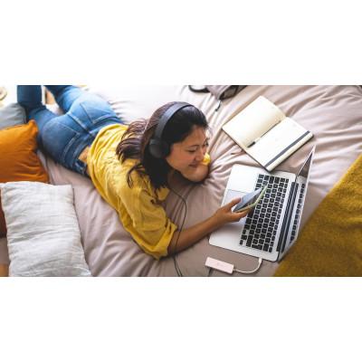 USB-хаб J5create USB-C 6-в-1 White (JCD373EW-N)