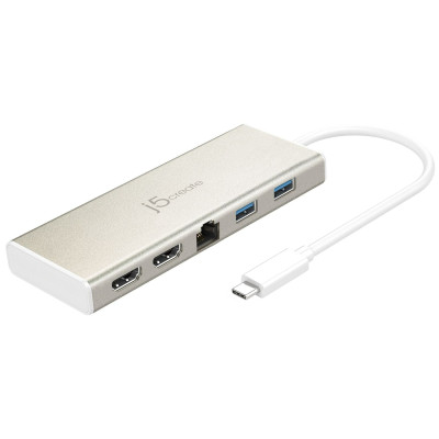 Док-станція J5create USB-C 6-в-1 (JCD381-N)