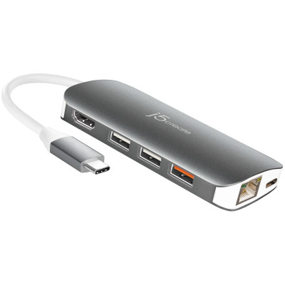 Док-станція J5create USB-C 9-в-1 (JCD383-N)
