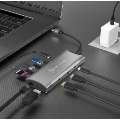 Док-станція J5create USB-C 11-в-1 (JCD397-N)