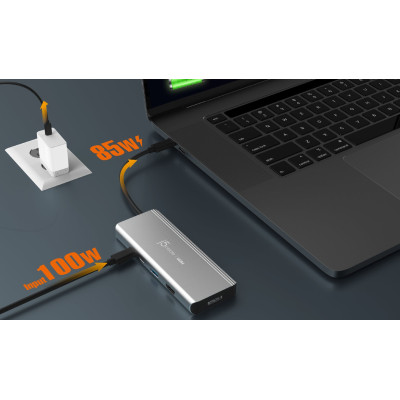 USB-хаб J5create USB-C 5-в-1 Grey (JCD401-N)