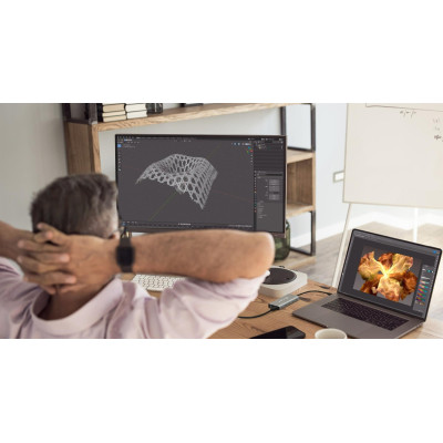 USB-хаб J5create USB-C 6-в-1 Grey (JCD403-N)