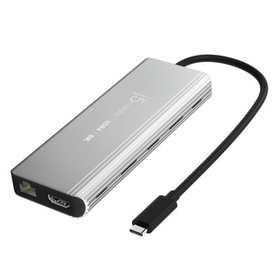 USB-хаб J5create USB-C 6-в-1 Grey (JCD403-N)