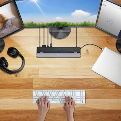 Док-станція J5create USB-C 13-в-1 (JCD543-N) Док-станція J5create USB-C 13-в-1 (JCD543-N)