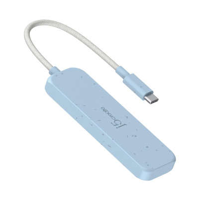 USB-хаб J5create 4 USB-A Cyan (JCH341EC-N) USB-хаб J5create 4 USB-A Cyan (JCH341EC-N)
