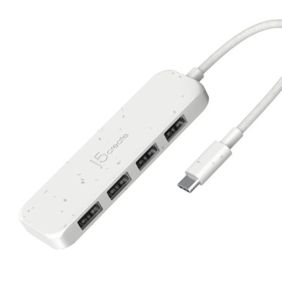 USB-хаб J5create 4 USB-A White (JCH341EW-N) USB-хаб J5create 4 USB-A White (JCH341EW-N)