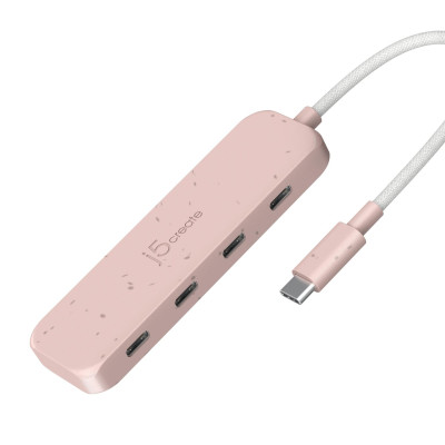 USB-хаб J5create 4 USB-C Red (JCH345ER-N)