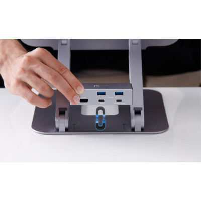 Док-станція J5create USB-C 6-в-1 (JTS327-N)