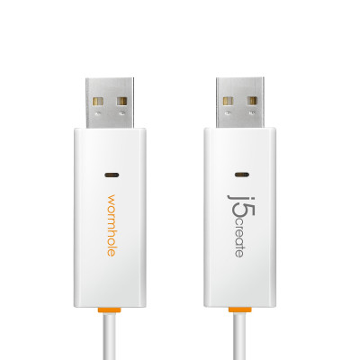 Адаптер J5create USB-A/USB-A (M/M), 1.8 м, White (JUC400-N)