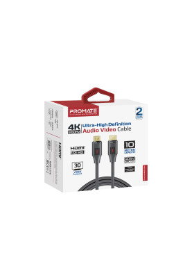Кабель Promate HDMI - HDMI (M/M), 10 м, Black (prolink4k60-10m)
