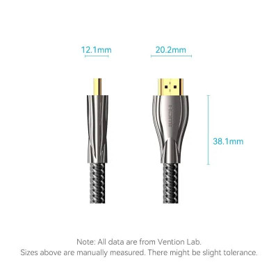 Кабель Vention HDMI - HDMI V 2.0 (M/M), 2 м, Black (ALMBH)