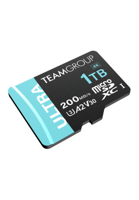 Карта пам`ятi MicroSDXC 1TB UHS-I/U3 Class 10 Team Ultra R200/W170MB/s + SD-адаптер (TULMSDX1TIA2V3022503)