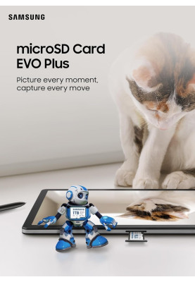 Карта пам`яті MicroSDXC  512GB UHS-I/U3 Class 10 Samsung Evo Plus R160MB/s + SD-адаптер (MB-MC512SA/EU)