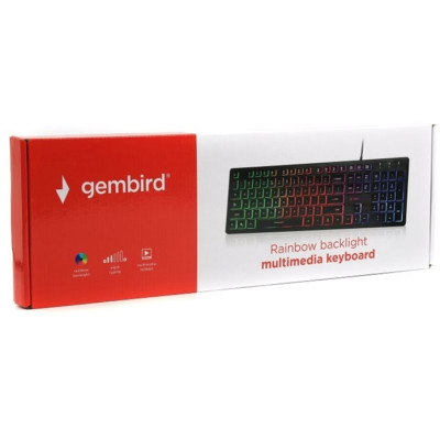 Клавіатура Gembird KB-UML-01-UA Black USB UKR