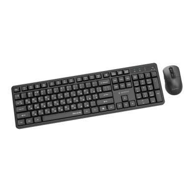 Комплект (клавіатура, миша) бездротовий Gembird KBS-WMS-01-CYRL Black