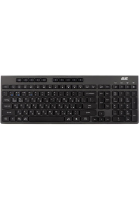 Клавіатура бездротова 2E KS280 WL/BT EN/UKR Grey/Black (2E-KS280WBGR_UA)