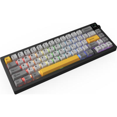Клавіатура бездротова Ajazz AK650 Flying Fish Switch Black (AK650-FF-BGY)