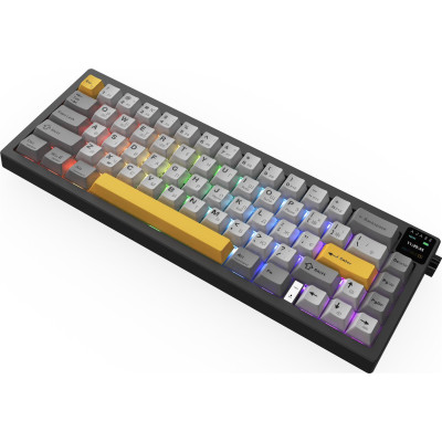 Клавіатура бездротова Ajazz AK650 Flying Fish Switch Black (AK650-FF-BGY)