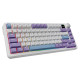 Клавіатура бездротова Ajazz AK820 MAX Magnetic Switches Purple (AK820MAX-M-PWB)