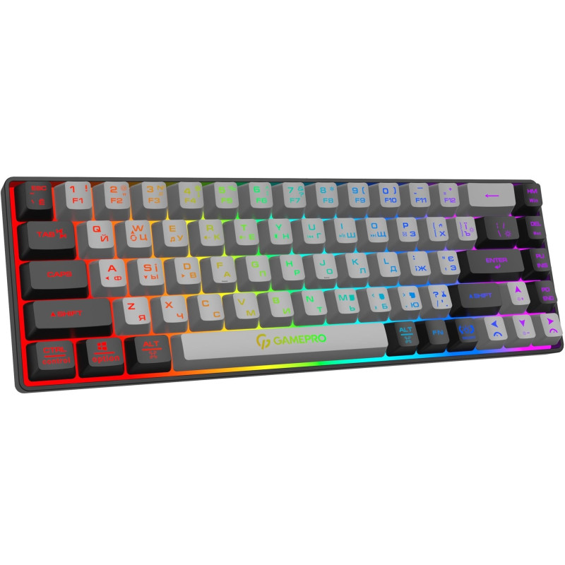 Клавіатура бездротова GamePro GK670 Black