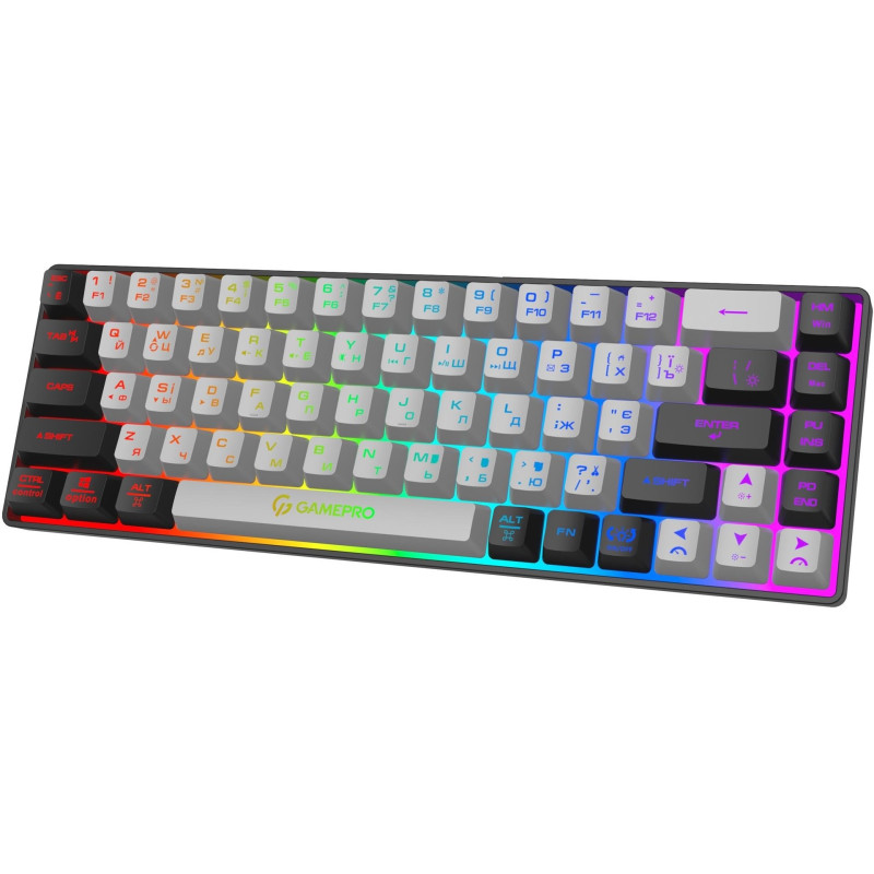 Клавіатура бездротова GamePro GK670 Black