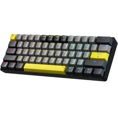 Клавіатура бездротова GamePro MK130G Pro Outemu Red Switch Hot-Swap RGB Black Клавіатура бездротова GamePro MK130G Pro Outemu Red Switch Hot-Swap RGB Black