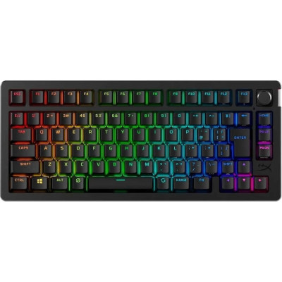 Клавіатура бездротова HyperX Alloy Rise 75 Red RGB UA Black (91Y91AA)