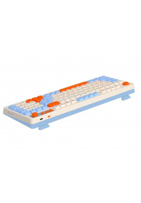 Клавiатура бездротова Maxxter KBGW-3C01-UA White