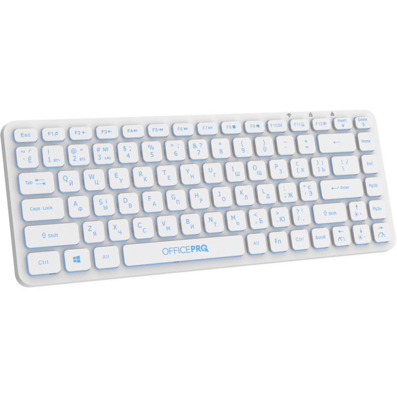 Клавіатура бездротова OfficePro SK790W Bluetooth White