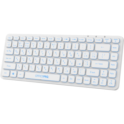 Клавіатура бездротова OfficePro SK790W Bluetooth White