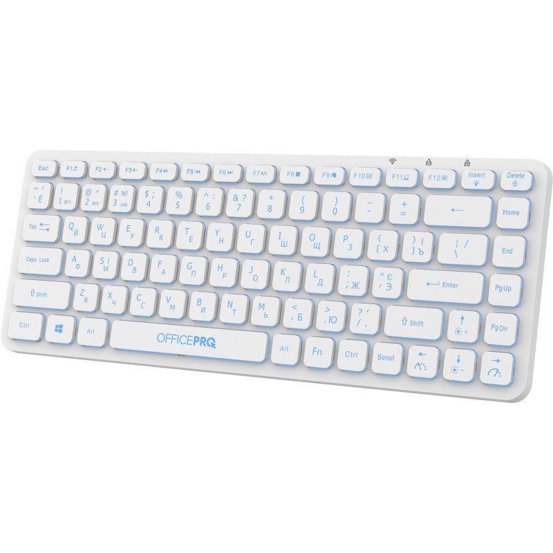 Клавіатура бездротова OfficePro SK790W Bluetooth White