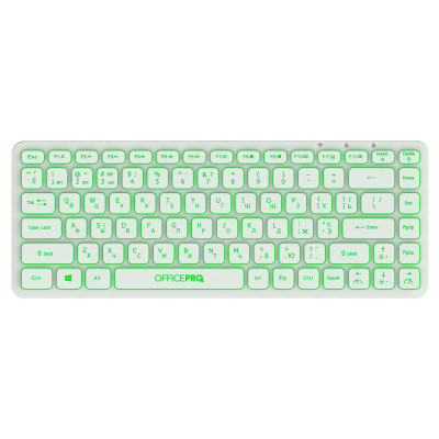 Клавіатура бездротова OfficePro SK790W Bluetooth White