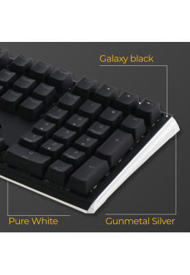Клавіатура Ducky One 3 Cherry MX Red RGB UA USB Black (DKON2108ST-RUAPXCLAWSC1)