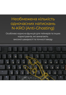Клавіатура Ducky One 3 Cherry MX Red RGB UA USB Black (DKON2108ST-RUAPXCLAWSC1)