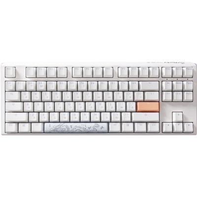 Клавіатура Ducky One 3 TKL Cherry MX Brown RGB UA USB White (DKON2187ST-BUAPXPWWWSC1)