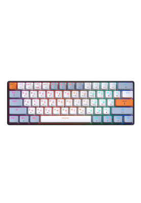 Клавіатура GamePro MK130R Red Swich Hot-Swap RGB Black