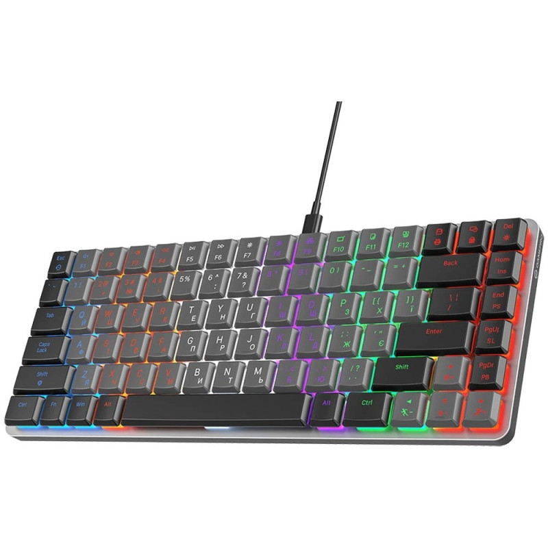 Клавіатура GamePro MK140R Red Swich Low Profile Dark Gray