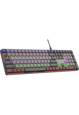 Клавіатура GamePro MK145R Red Swich Low Profile Dark Gray