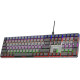 Клавіатура GamePro MK145R Red Swich Low Profile Dark Gray