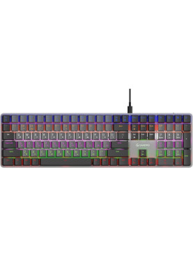 Клавіатура GamePro MK145R Red Swich Low Profile Dark Gray
