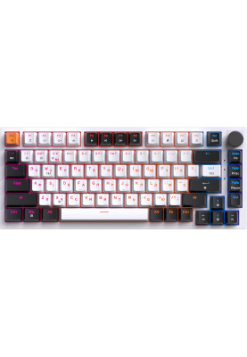 Клавіатура GamePro MK160W Red з Hot-Swap RGB White