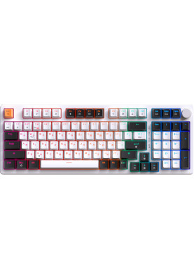 Клавіатура GamePro MK170W Red з Hot-Swap RGB White
