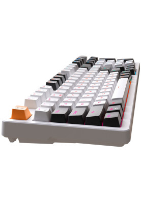 Клавіатура GamePro MK170W Red з Hot-Swap RGB White
