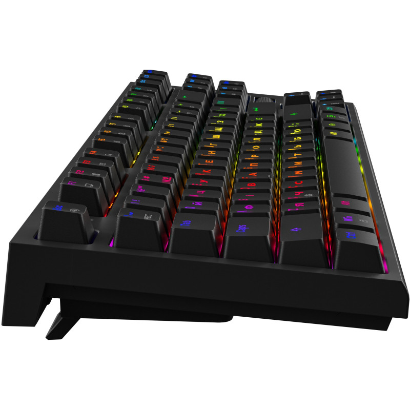 Клавіатура GamePro MK180B Red з Hot-Swap RGB Black
