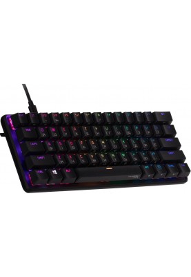 Клавіатура HyperX Alloy Origins 60 Red RGB UA Black (4P5N4AA)